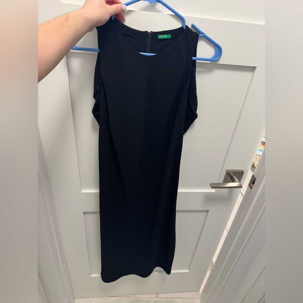 United Colors Of Benetton Black Midi Dress